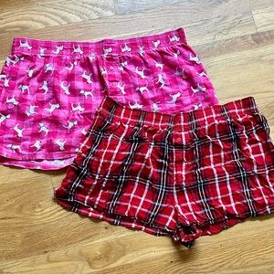 VS Pink Pair of 2 Boxer Shorts-Size M